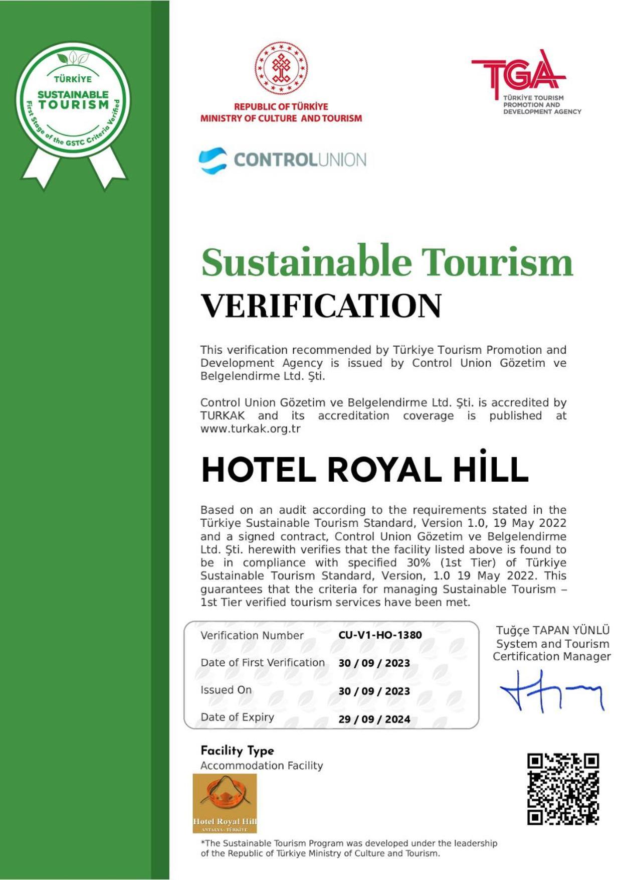 Hotel Royal Hill Antalya Ngoại thất bức ảnh